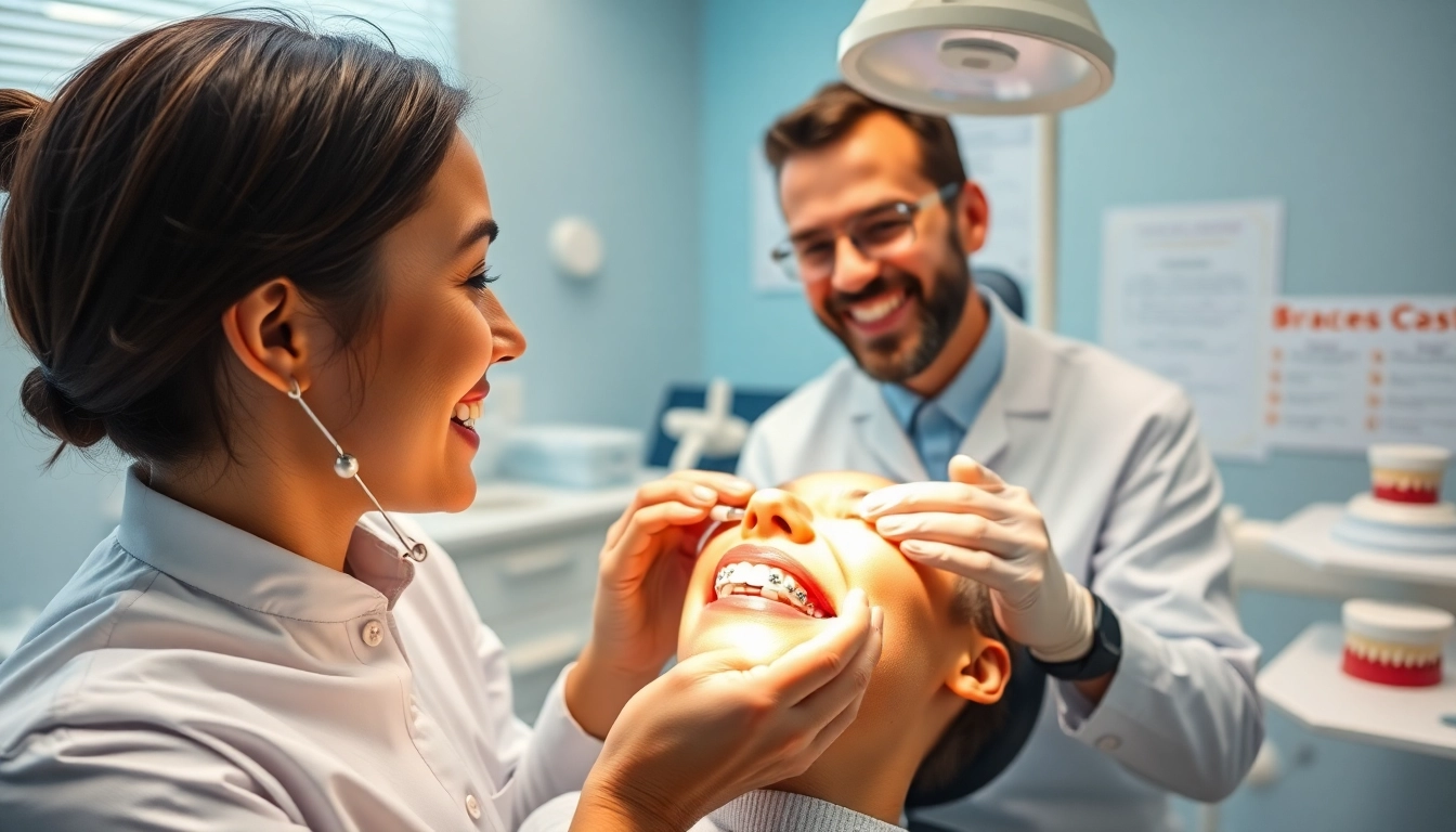 Explore braces cost Myrtle Beach with professional orthodontist evaluating patient's treatment options.